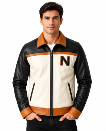 Subaru Natsuki Re Zero White Cosplay Leather Jacket