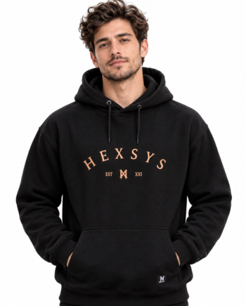 Sun God Nika Gojo Zoro Black Embroidered Wool Hoodie