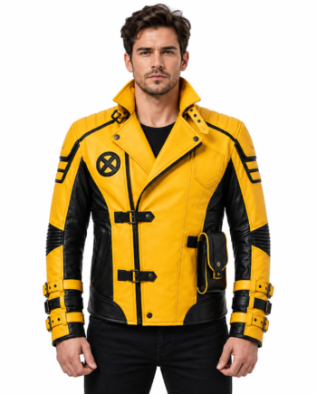 Wolverine X-Men Black Superhero Leather Jacket